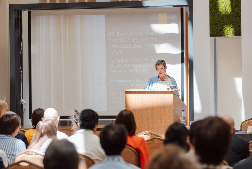 Prof. Dr. Ulrike Müßig at the 8th Biennial Conference of the ESCLH: Back to the Past and Building the Future
